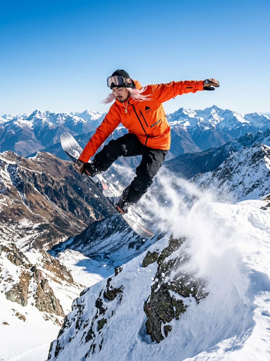 Snowboard Cliff